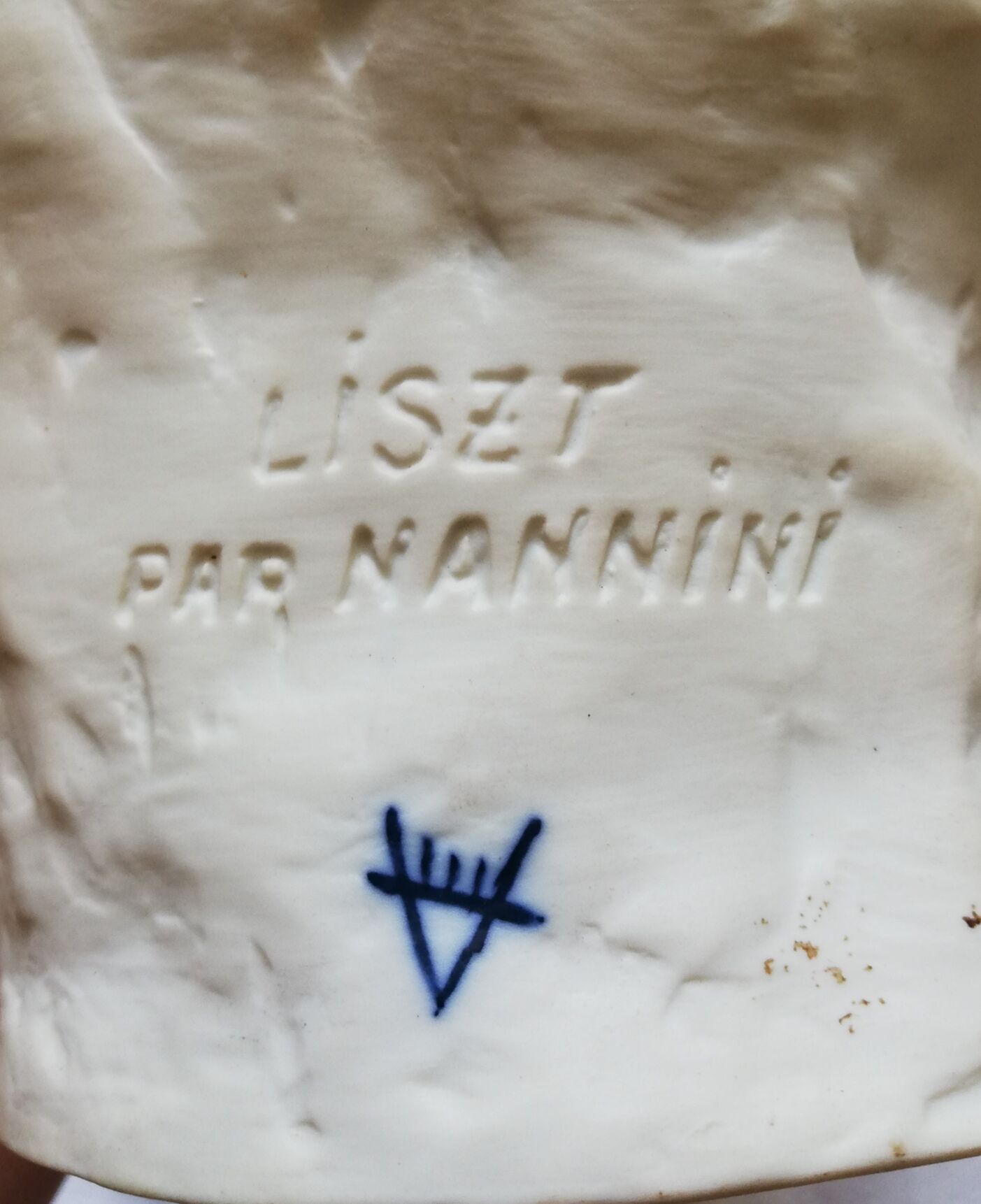 Liszt bust by Nannini