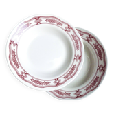 Set of 2 soup plates, Italian plates, soup plates.
