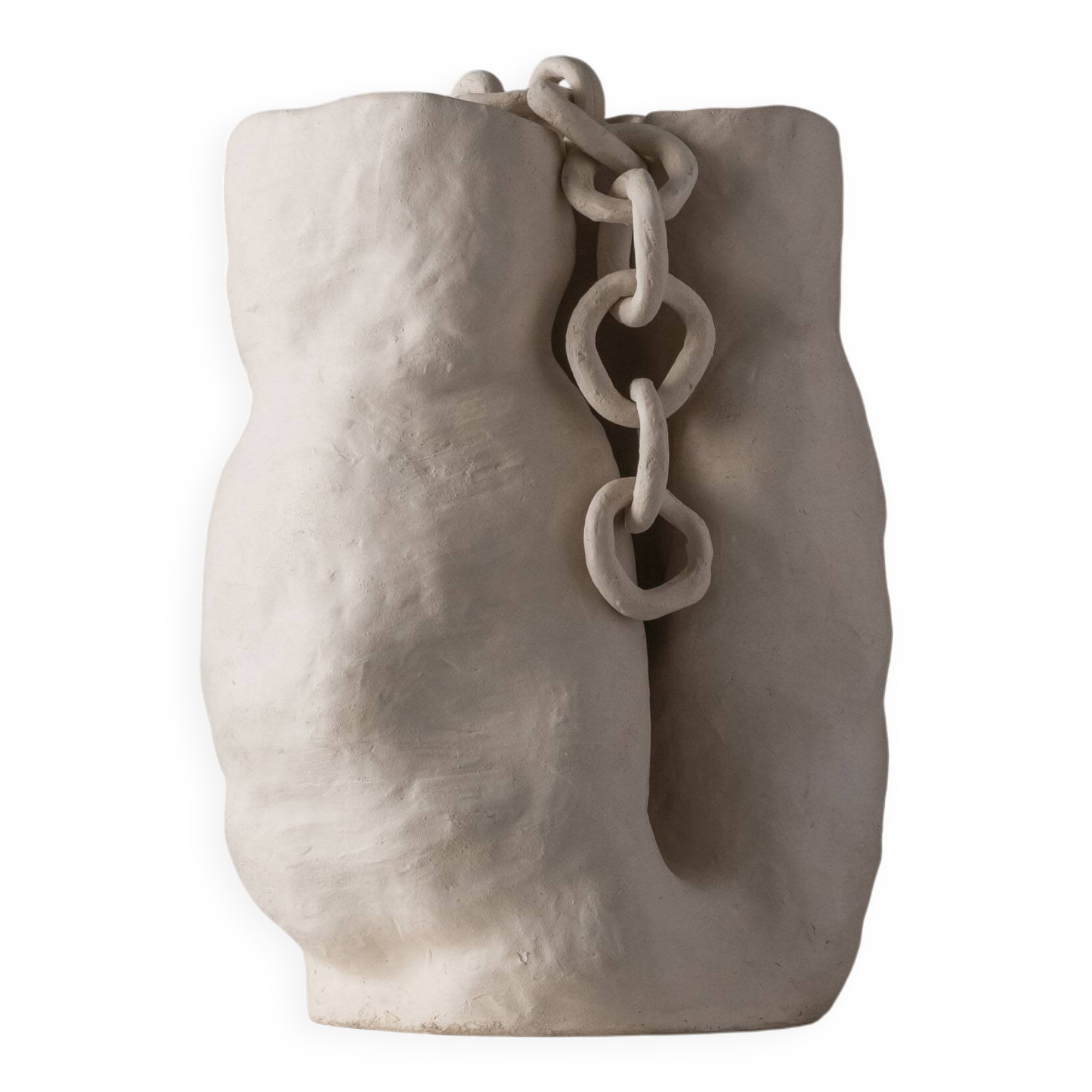 Ceramic chain vase