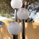 Mazzega chrome and Murano glass floor lamp, 1970s