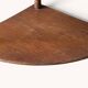 Mahogany corner shelf
