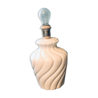 Lamp foot in white ceramic