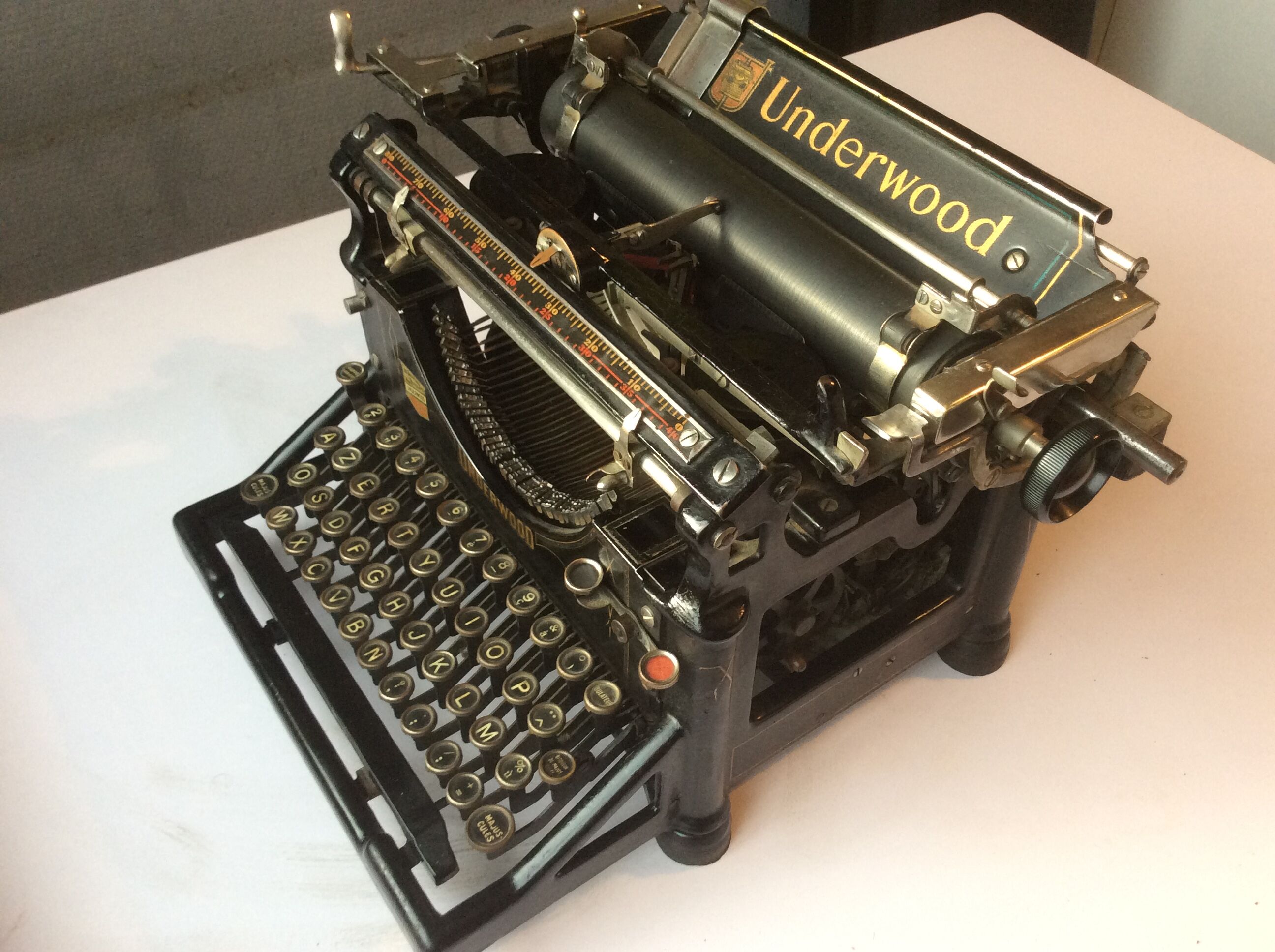 Typewriter old Underwood No. 5