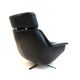 Chaise en cuir ESA 802 de Werner Langenfeld