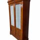 Armoire ancienne en placage d’acajou - portes vitrées - XIXe siècle