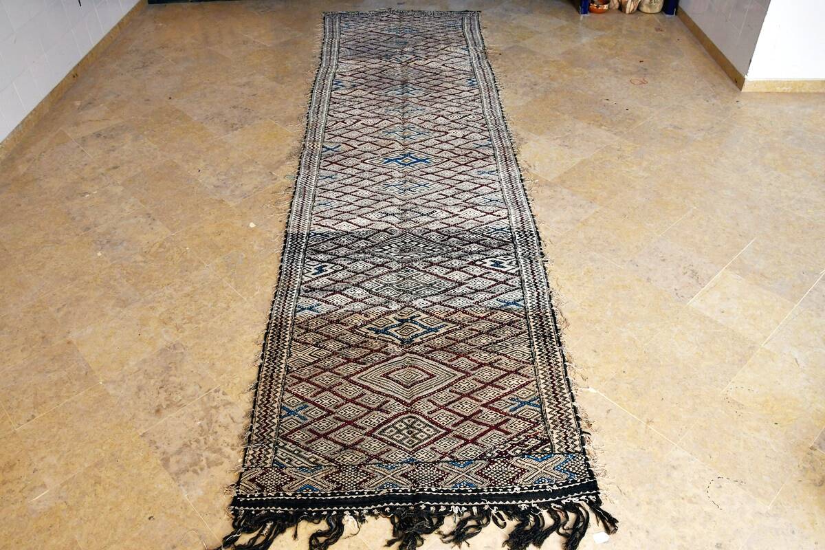 Vintage Zayane Berber Kilim Rug