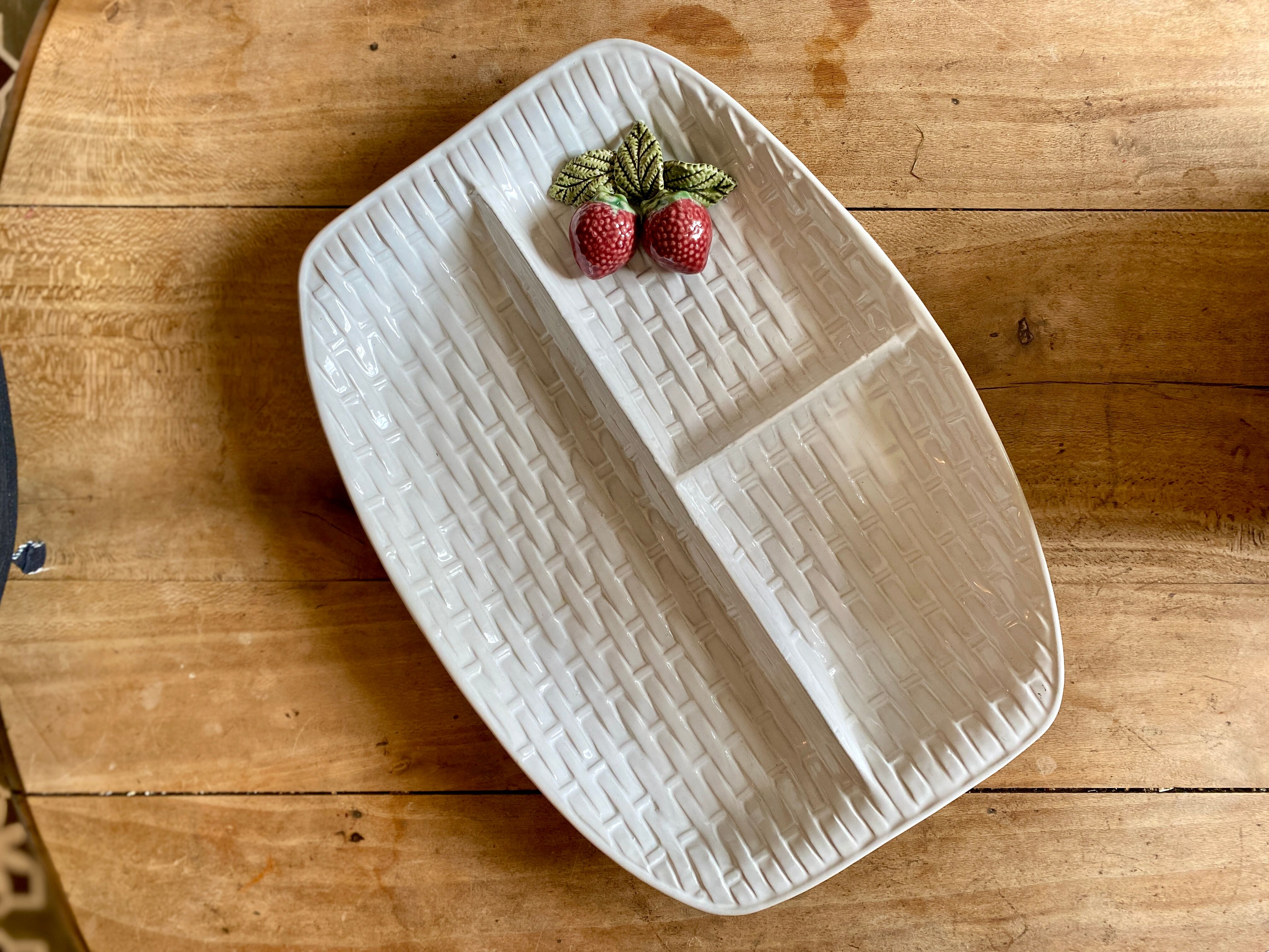 Vintage dish in slip