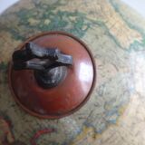 Earth globe l lebegue world map with cast 60cm paris xix