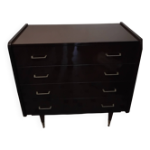 Ancienne commode en bois laqué  vintage