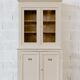 Vaisselier vintage en bois - couleurs lin