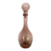 Blown glass bubble carafe