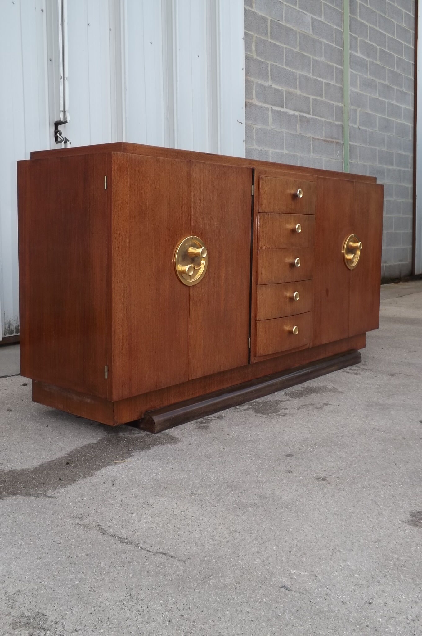 Buffet en palissandre des Indes moderniste Art Déco 1930 1940