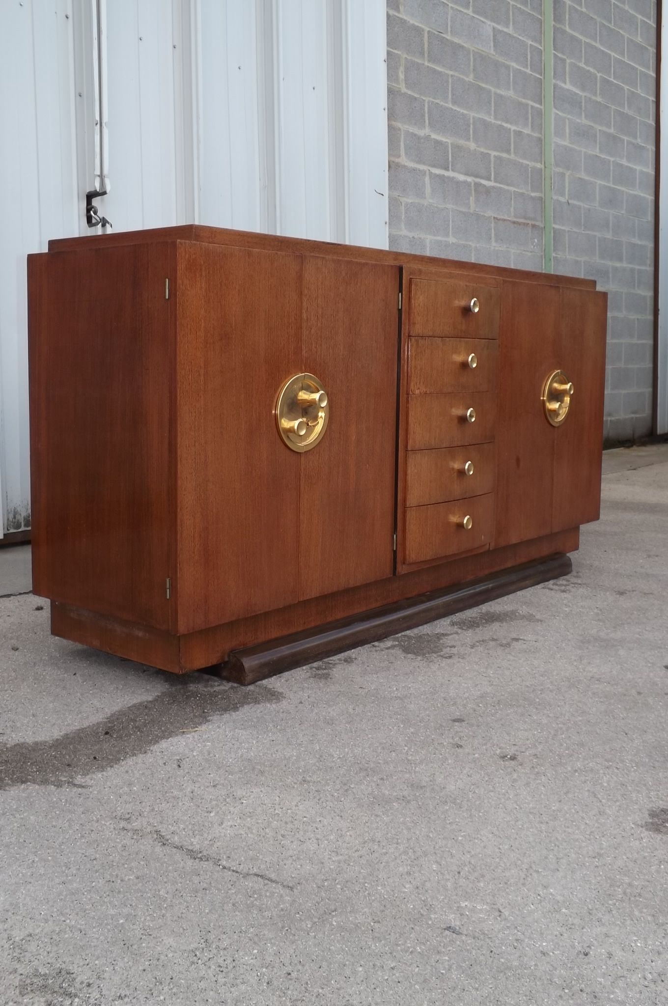 Buffet en palissandre des Indes moderniste Art Déco 1930 1940