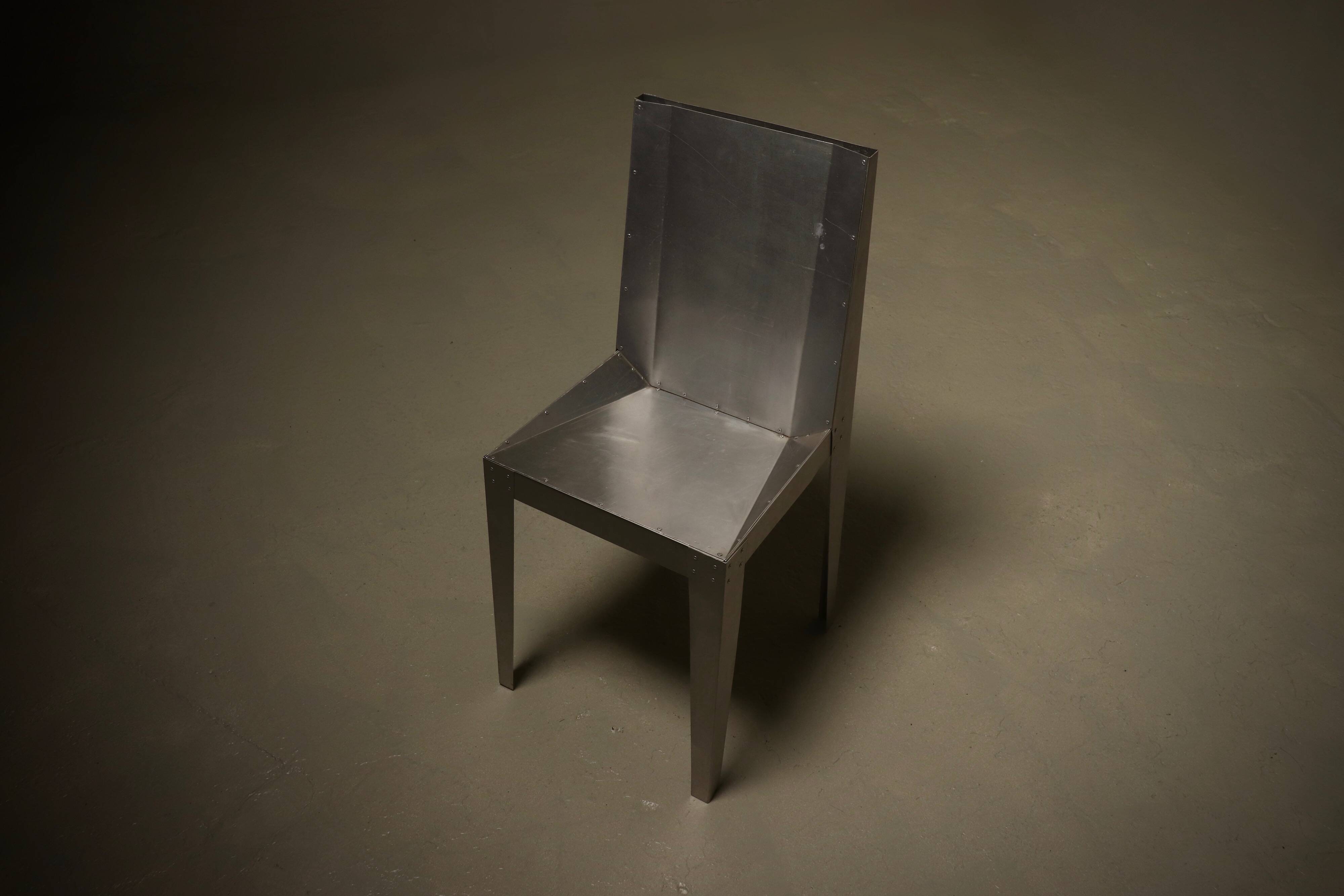 Prototype Design Aluminum Chair 1980s
