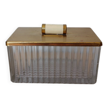 Vide poche, boîte en verre cannelé – années 60-70