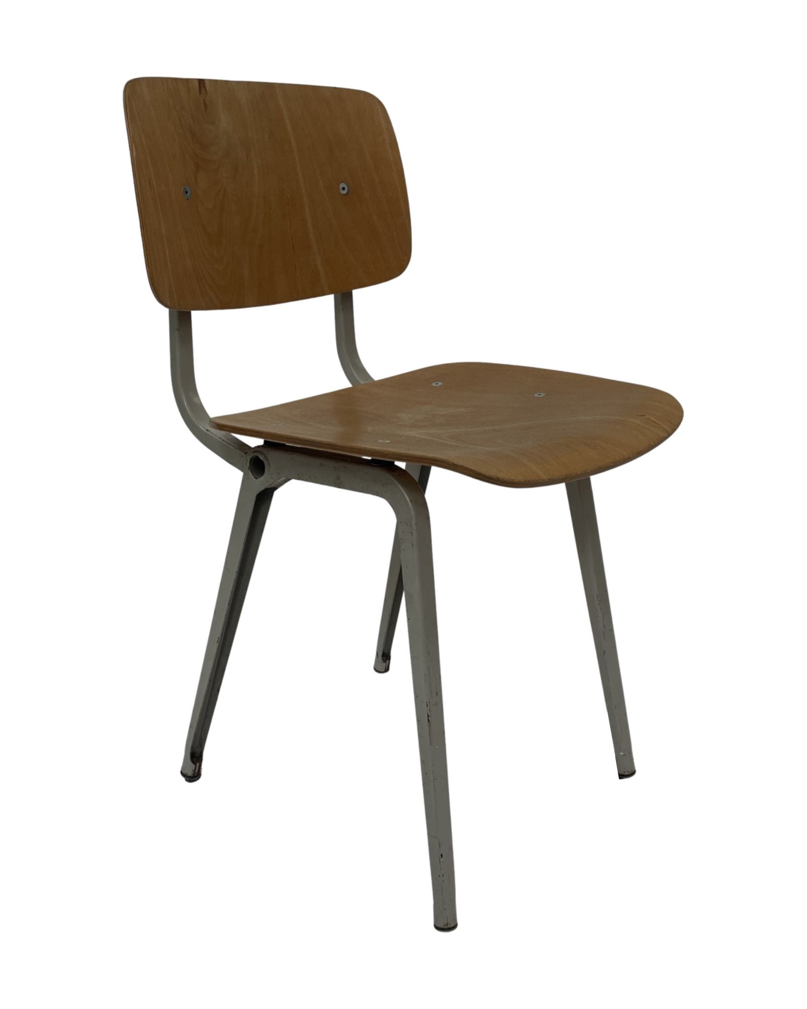Set of 4 first edition Revolt chairs, Friso Kramer for Ahrend de Cirkel