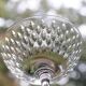 Suite of 12 champagne glasses in Baccarat crystal. Model Paris