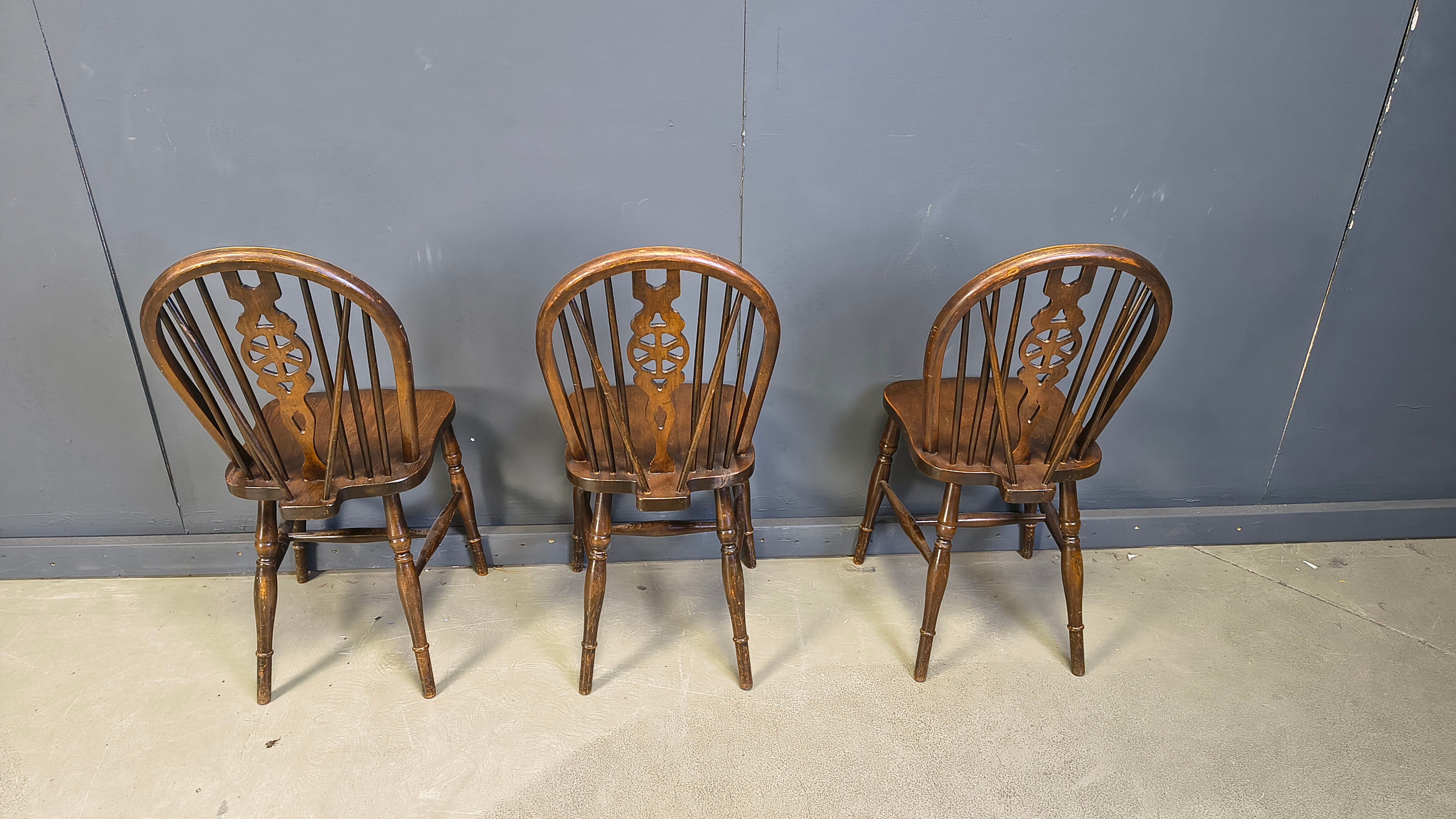 Set of 5 vintage Ercol dining chairs, 1950s