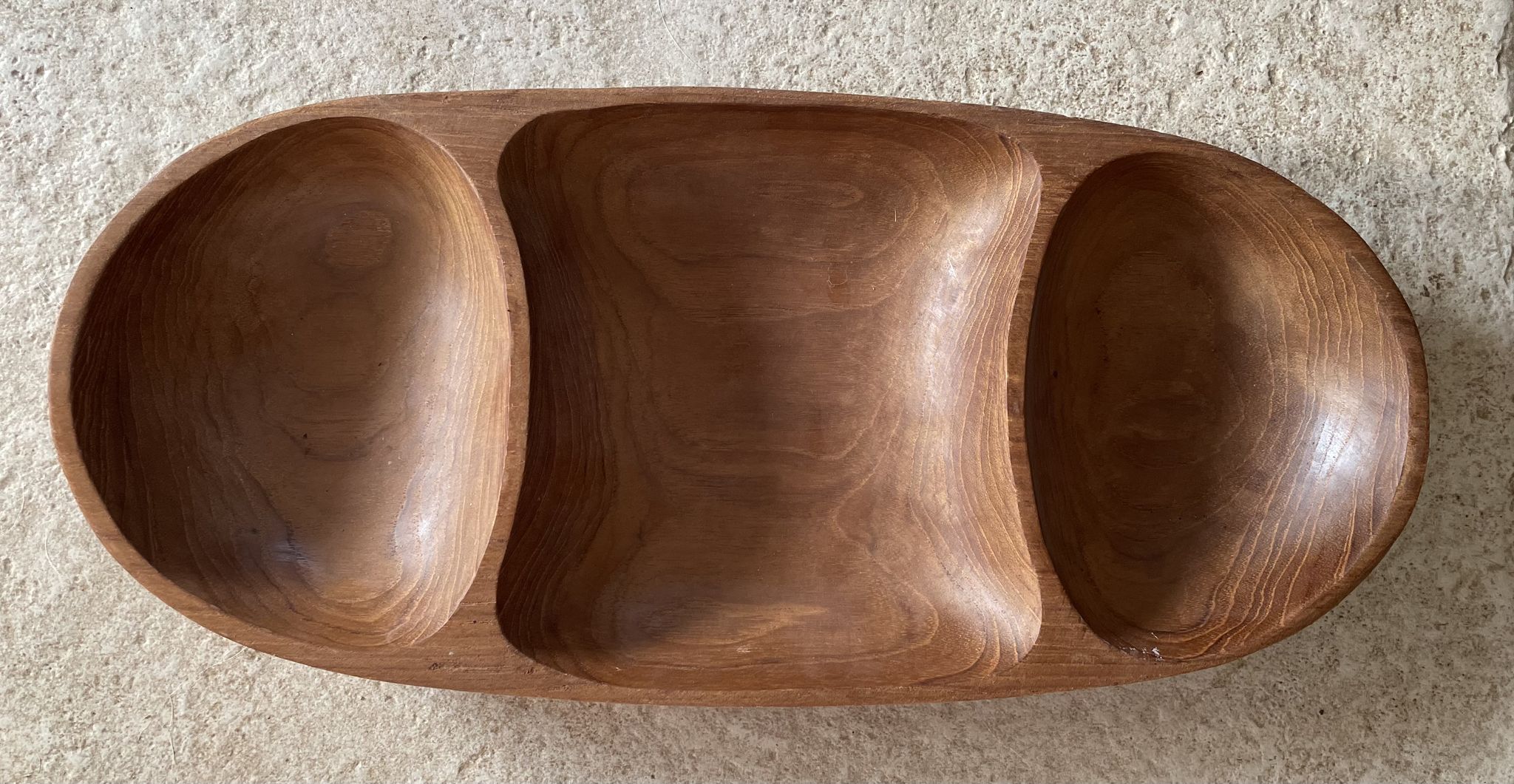 Plateau en bois vintage 41,5cm