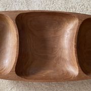 Plateau en bois vintage 41,5cm