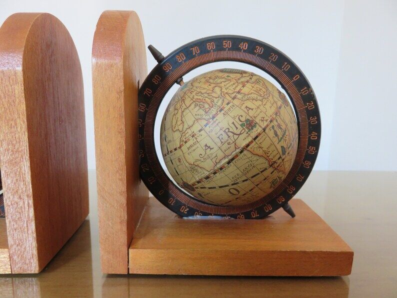 Old pair of greenhouse books globe 60s 70s