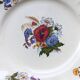 4 Digoin Sarreguemines “Agreste” flower pattern dinner plates
