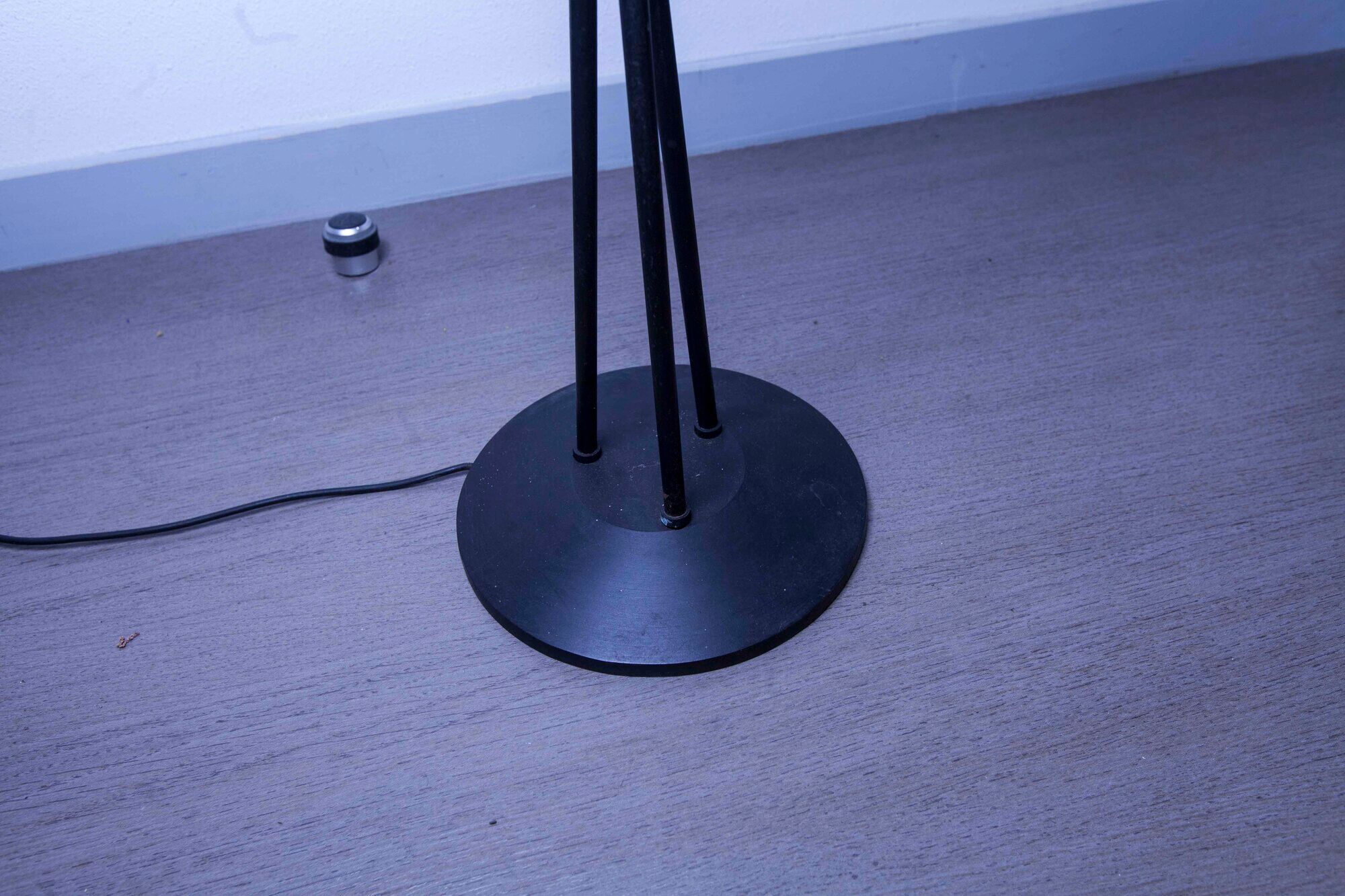 1960 brass cast iron and glass lamppost 3 heads