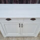 Low Parisian buffet white, vintage, 40s