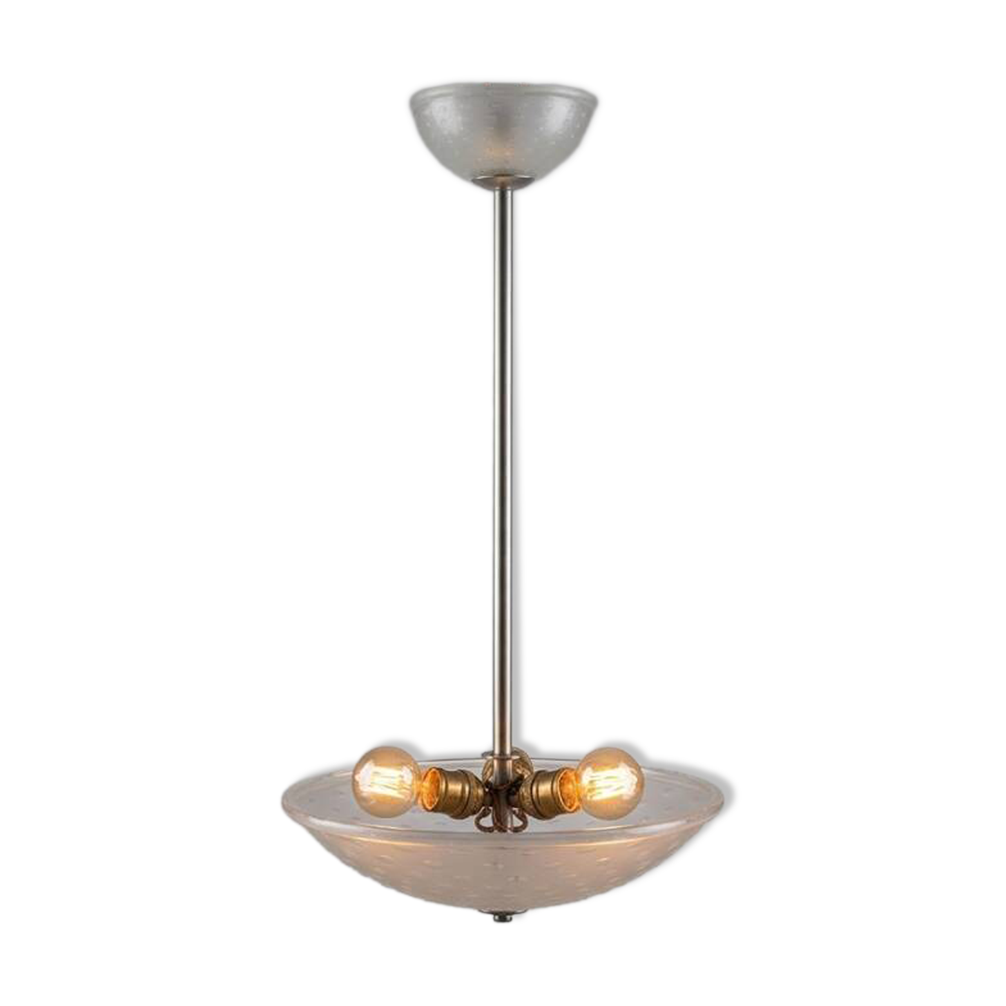 Suspension en verre de Murano par Ercole Barovier pour Barovier, Italie, 1930