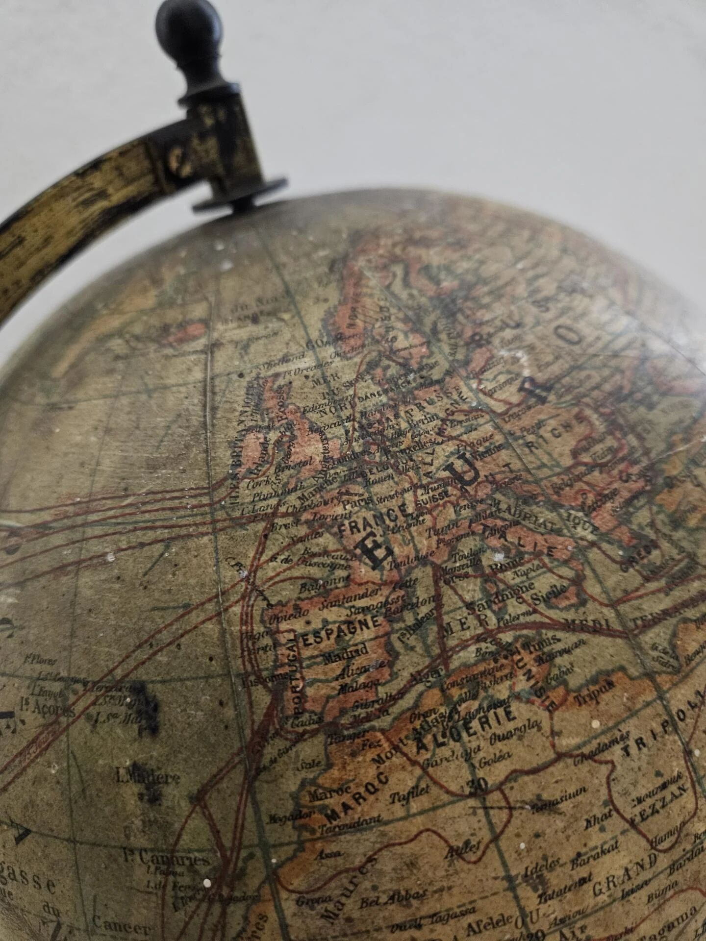 Globe terrestre Napoléon III