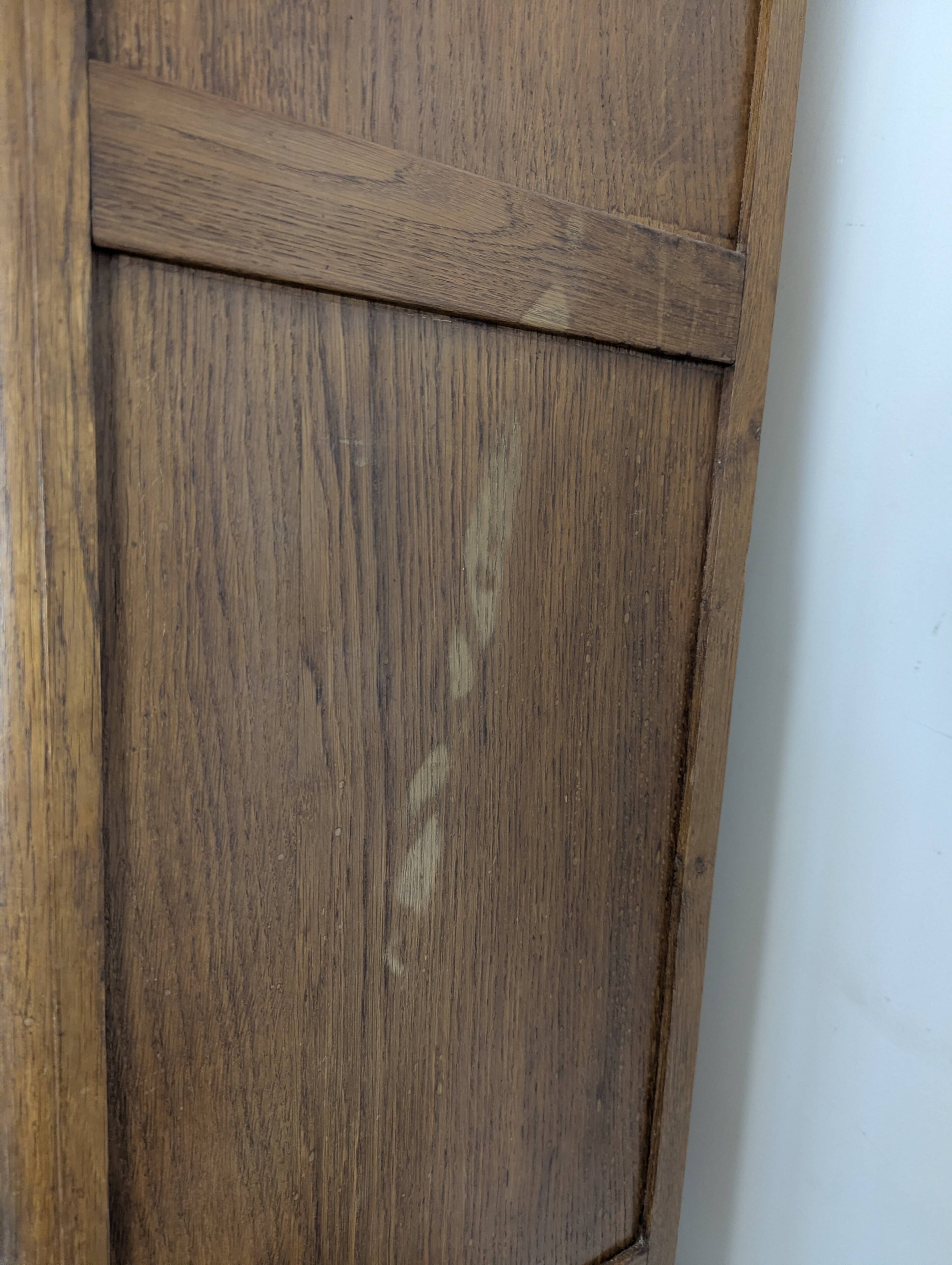 Art Deco style oak display cabinet