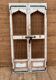 Art Deco patio door in Burmese teak with original patina.