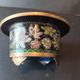 Vintage Chinese bowl in cloisonné enamel on four feet