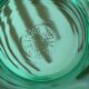 Lot de 4 verres vintage en verre vert