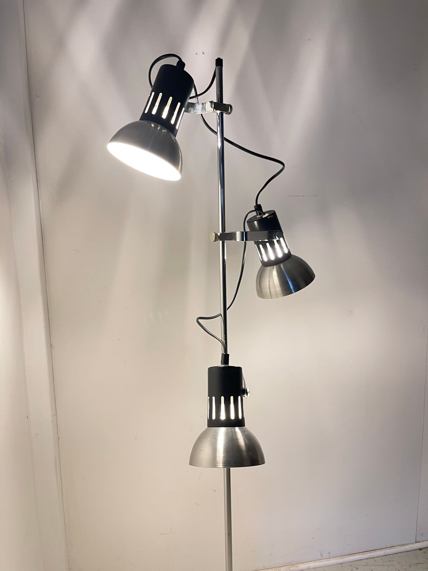 Lampadaire 3 spots années 80