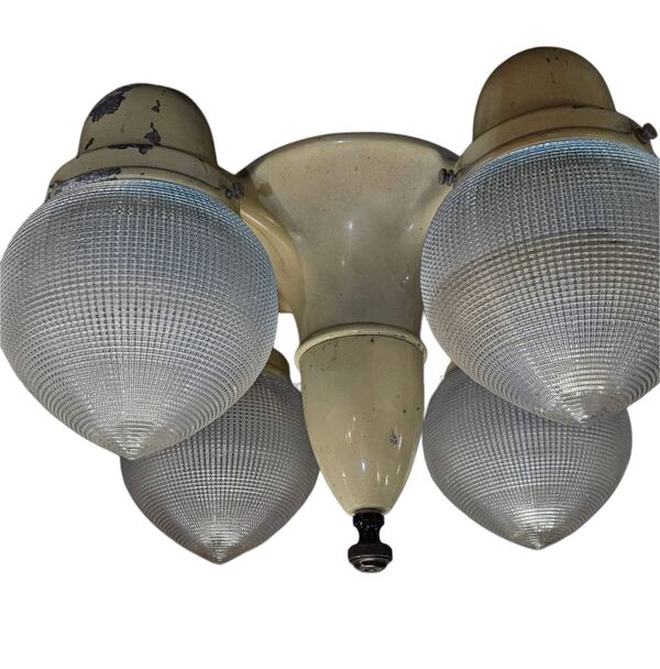 Lustre chirurgien dentiste holophane art déco 1920