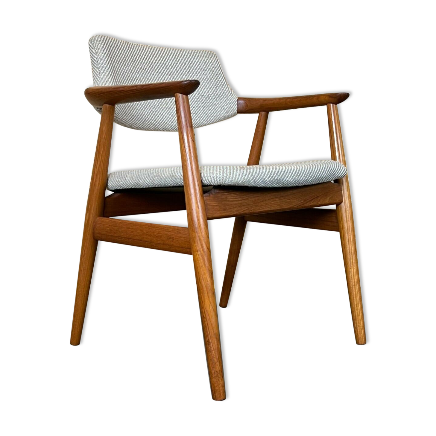 60s 70s teak armchair desk chair Svend Age Eriksen Glostrup