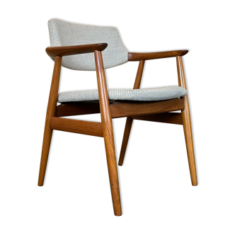 60s 70s teak armchair desk chair Svend Age Eriksen Glostrup