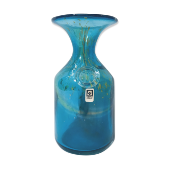 Medina Glass Vase, Art Glass, Malta, Hand Made