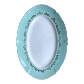 Plat oval terre de fer Ceranord