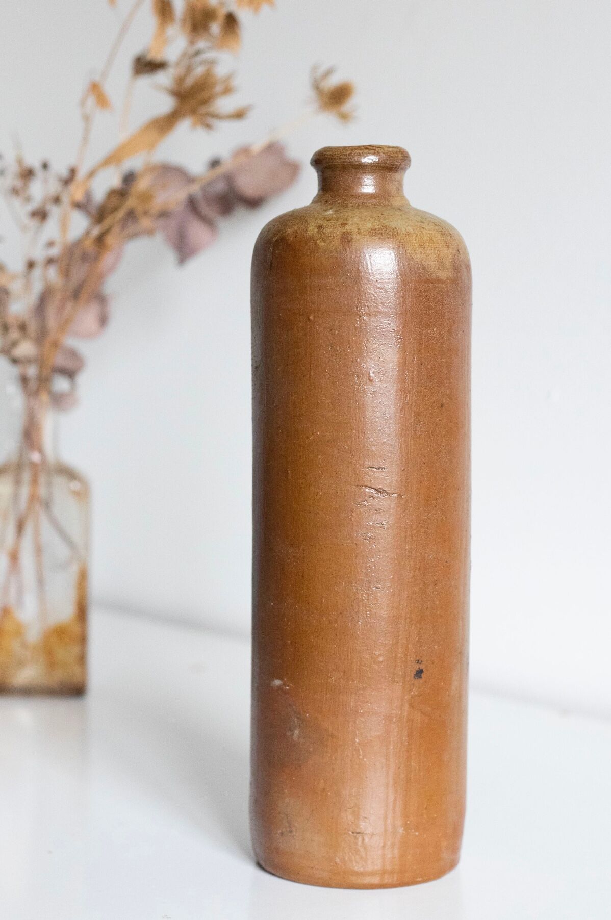 Old stoneware bottle