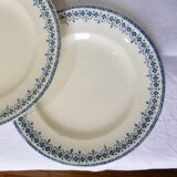 4 vintage dessert plates of Longwy