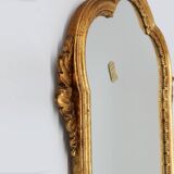 Mid-Century Baroque Style Gilded Mirror, France, 1950s