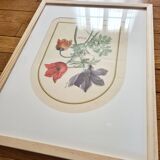 Trio of Frames, Botanical illustration, 30X40cm