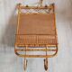 Wall shelf, rattan towel rack