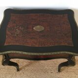 Console en bois noirci XIXème siècle