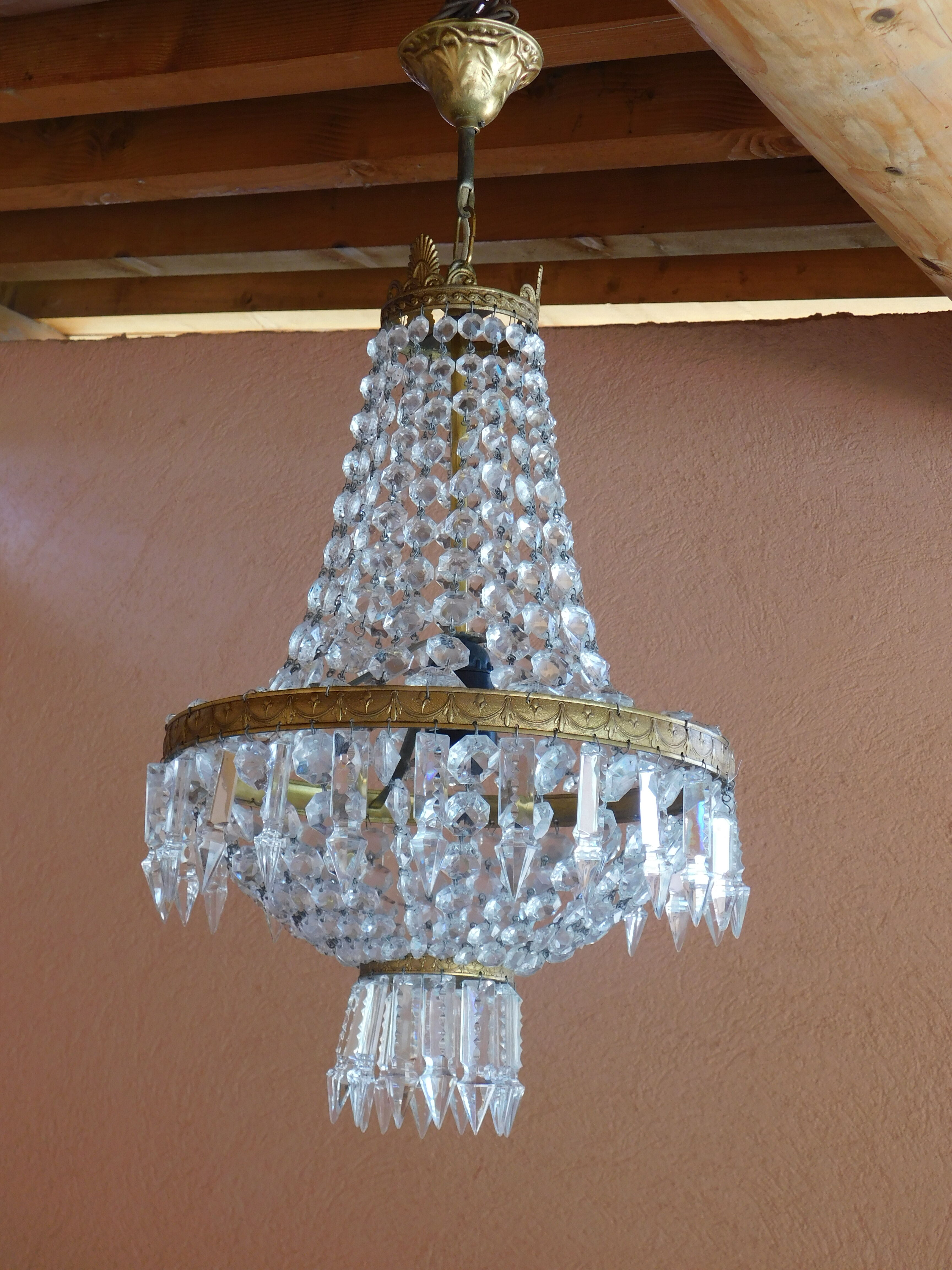 Balloon chandelier tassels ø 30 cm