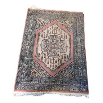 Tapis d'orient laine fait main 63x92cm