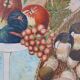 Oil painting still life signed and dated, painted on board with frame B8