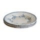 Lot de 4 assiettes Chantilly de la manufacture Longwy